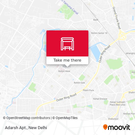 Adarsh Apt. map