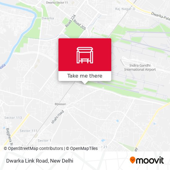 Dwarka Link Road map