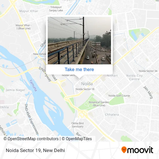 Noida Sector 19 map