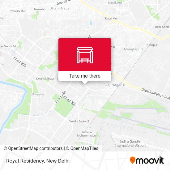 Royal Residency map