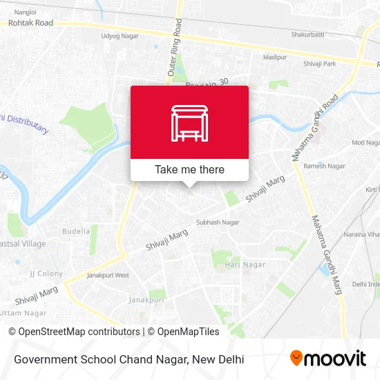 Government School Chand Nagar map