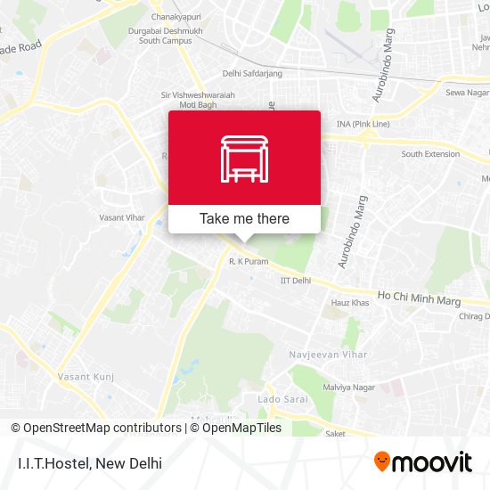 I.I.T.Hostel map