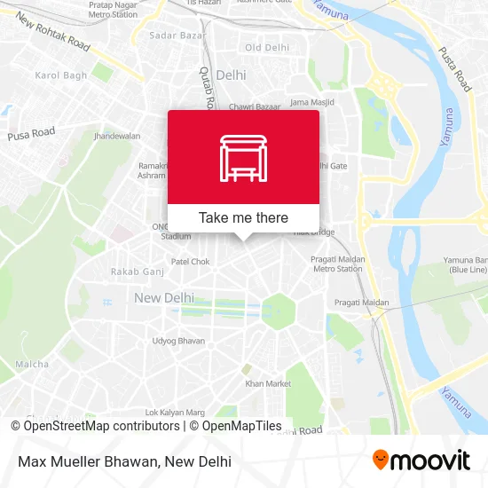 Max Mueller Bhawan map