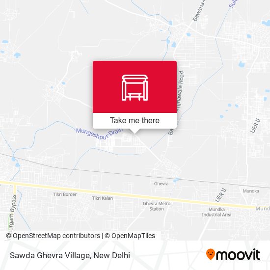 Sawda Ghevra Village map