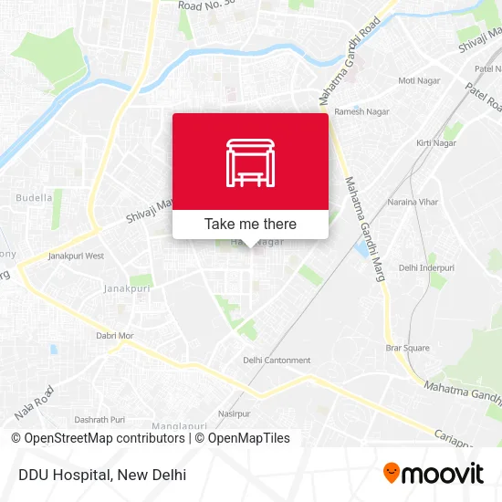 DDU Hospital map