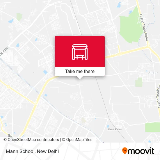 Mann School map
