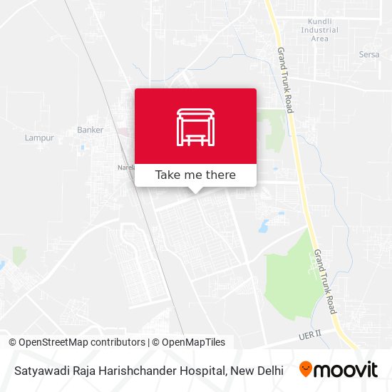 Satyawadi Raja Harishchander Hospital map