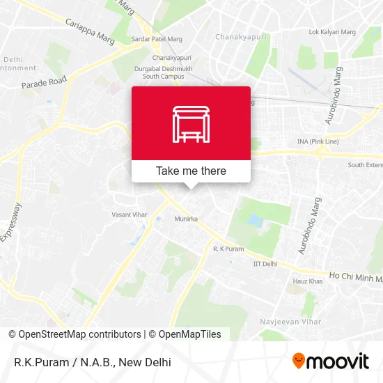 R.K.Puram / N.A.B. map