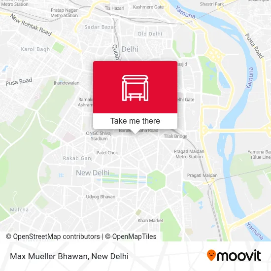 Max Muller Bhawan map