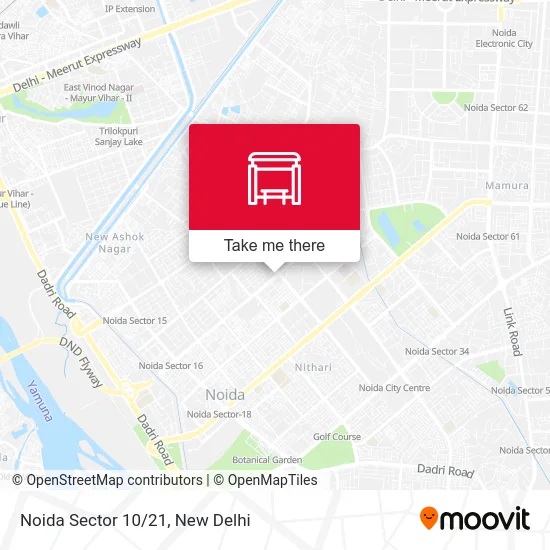 Noida Sector 10/21 map
