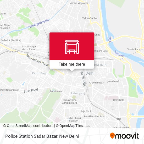 Police Station Sadar Bazar map