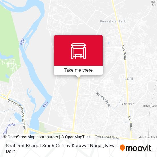 Shaheed Bhagat Singh Colony Karawal Nagar map