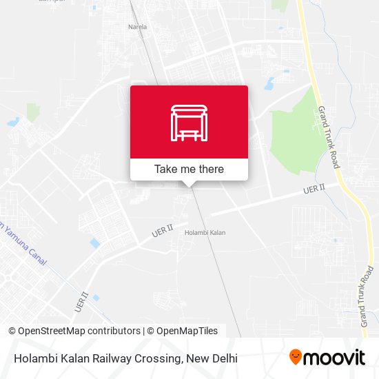 Holambi Kalan Railway Crossing map