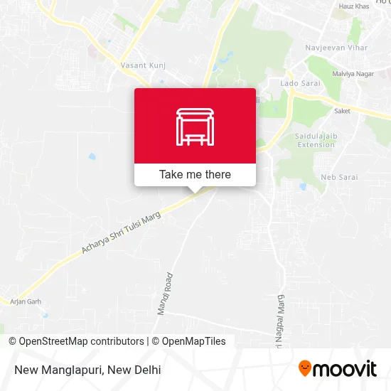 New Manglapuri map