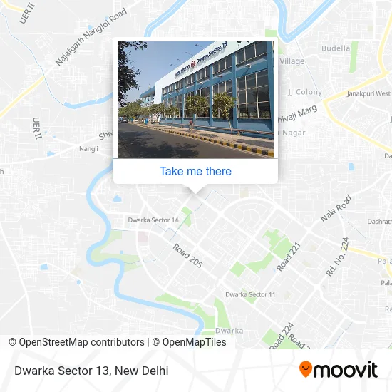 Dwarka Sector 13 map