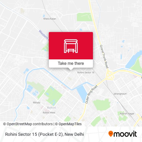 Rohini Sector 15 (Pocket E-2) map
