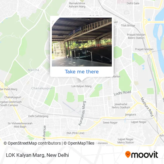 LOK Kalyan Marg map