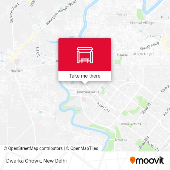Dwarka Chowk map