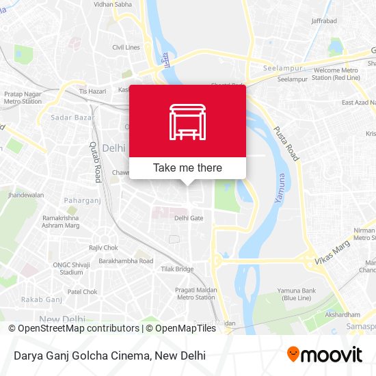 Darya Ganj Golcha Cinema map