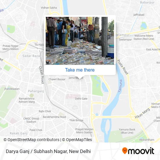 Darya Ganj / Subhash Nagar map