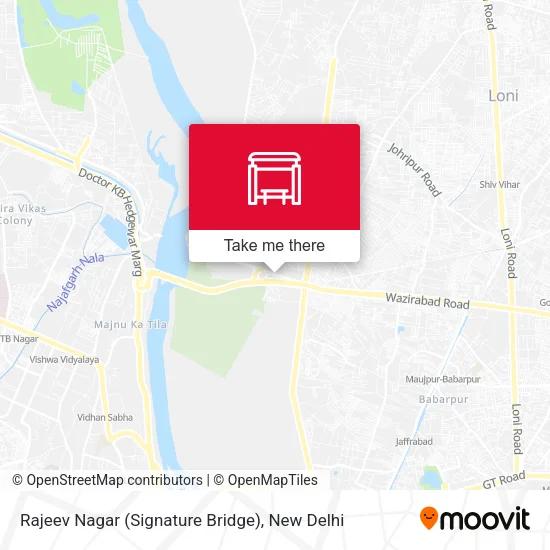 Rajeev Nagar (Signature Bridge) map