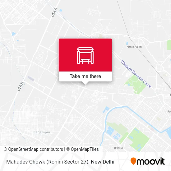 Mahadev Chowk (Rohini Sector 27) map