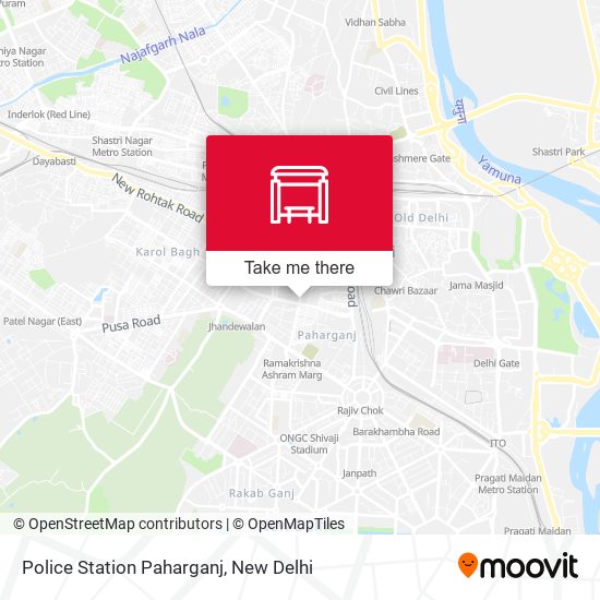 Police Station Paharganj map