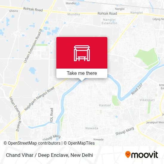 Chand Vihar / Deep Enclave map