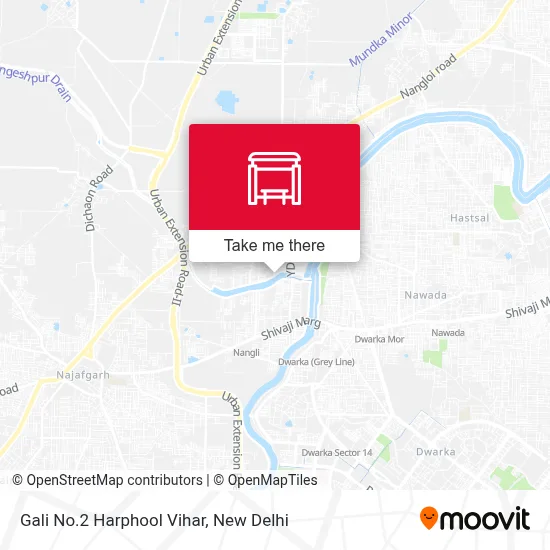Gali No.2 Harphool Vihar map