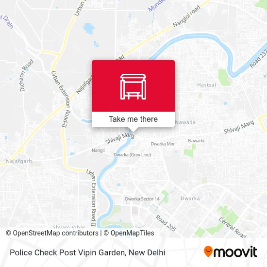 Police Check Post Vipin Garden map