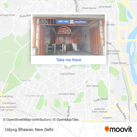 Udyog Bhawan map
