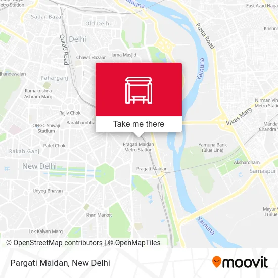 Pargati Maidan map