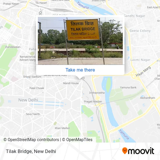 Tilak Bridge map