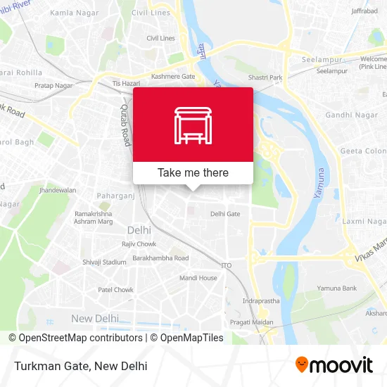 Turkman Gate map