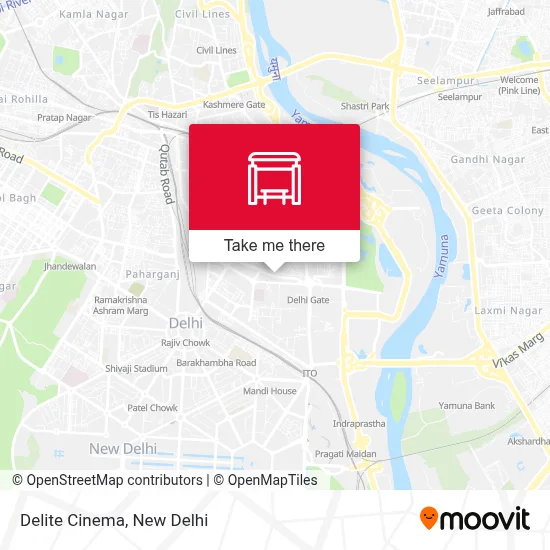 Delite Cinema map
