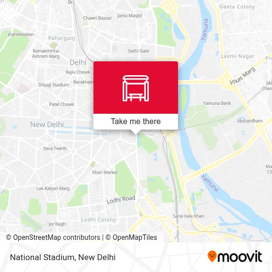 National Stadium map