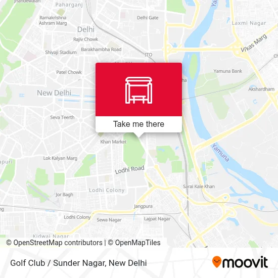 Golf Club / Sunder Nagar map
