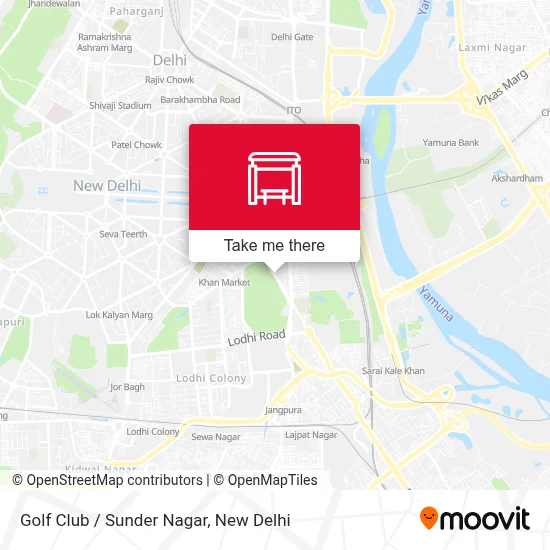 Golf Club / Sunder Nagar map