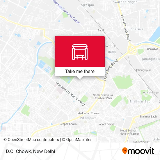 D.C Chowk map