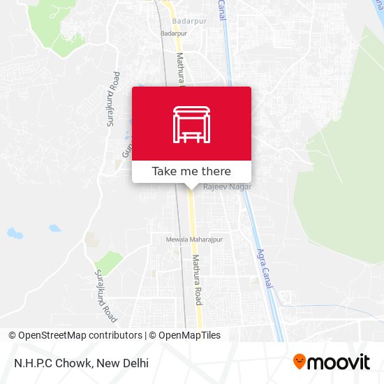 N.H.P.C Chowk map