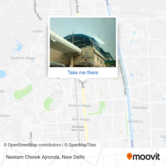 Neelam Chowk Ajronda map