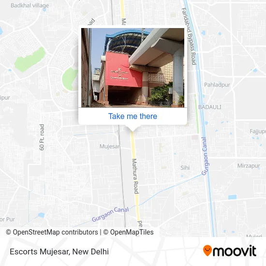 Escorts Mujesar map