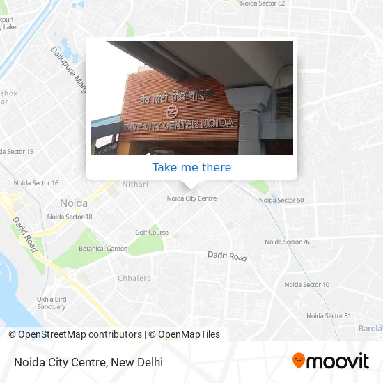 Noida City Centre map