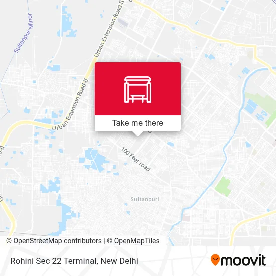Rohini Sec 22 Terminal map