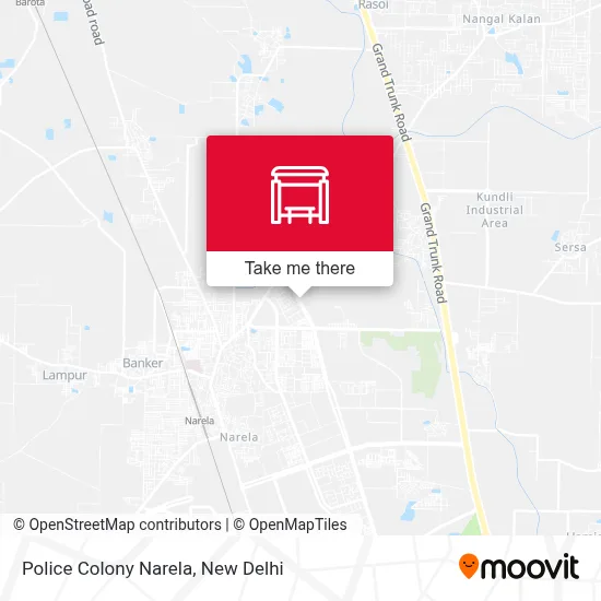 Police Colony Narela map