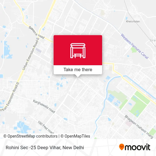 Rohini Sec -25 Deep Vihar map