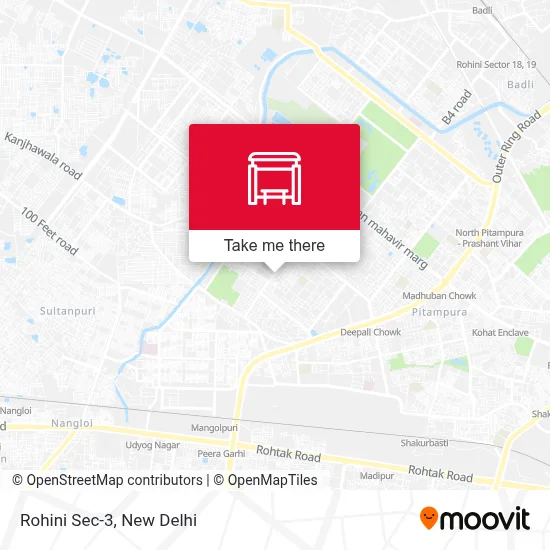 Rohini Sec-3 map