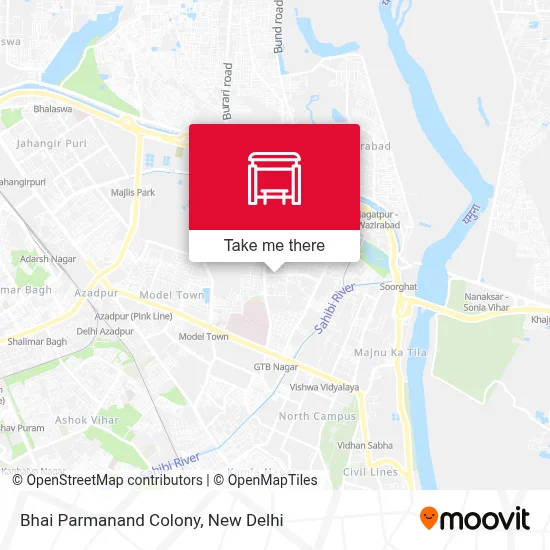 Bhai Parmanand Colony map