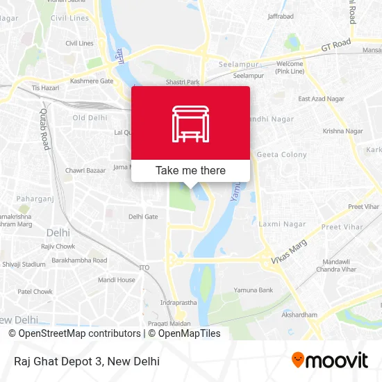 Raj Ghat Depot 3 map