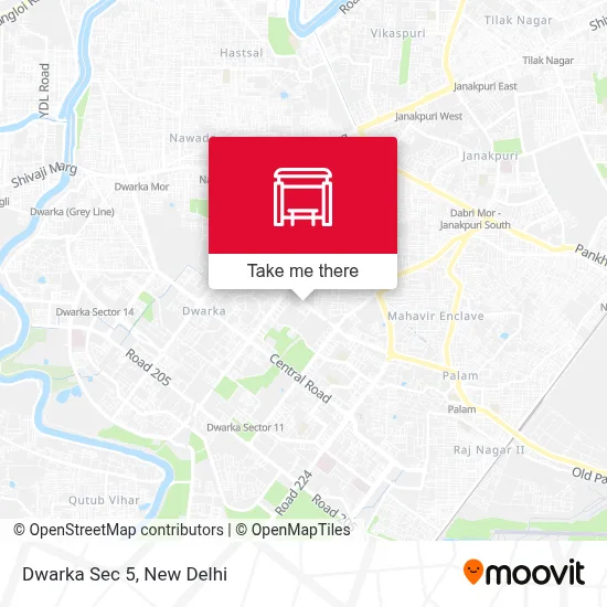 Dwarka Sec 5 map